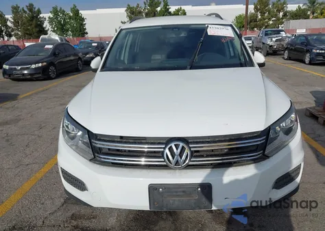2016 Volkswagen Tiguan S из США, поврежденный, VIN WVGAV7AX0GW545659